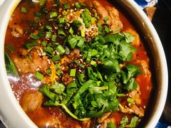 水煮牛肉-绿茶餐厅(布吉万象汇店)