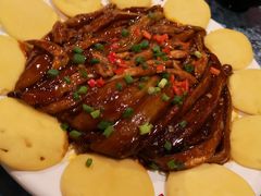 小鱼茄子黄金饼-盛世桃源(群力店)