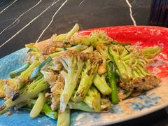 蒜苗炒台山菜花-粤·向群饭店(二沙岛店)