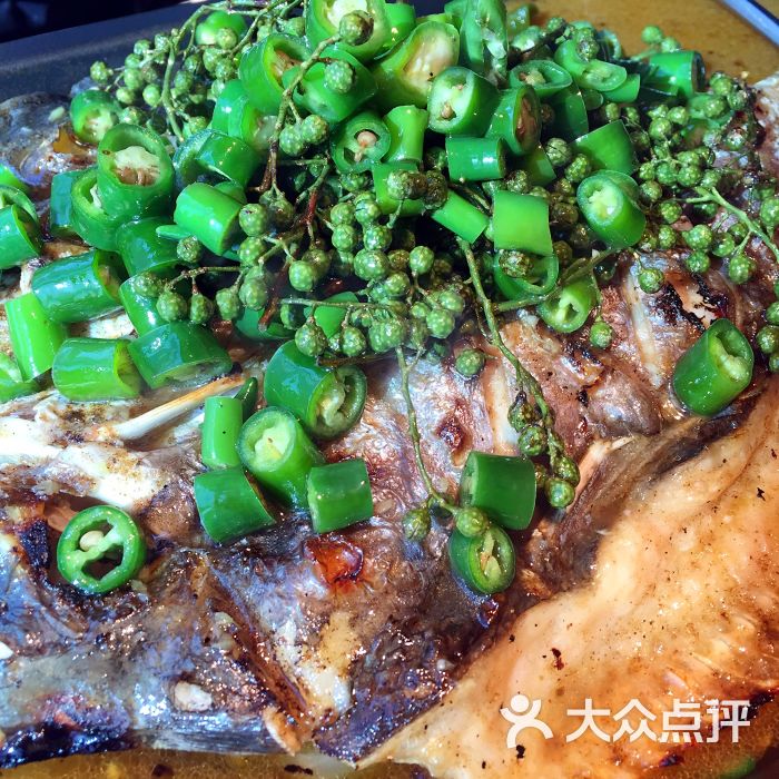 鲜青椒味烤鱼
