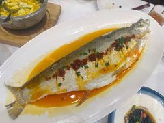 剁椒豆豉蒸翘嘴鱼-书湘门地·中国十佳湘菜(西苑店)