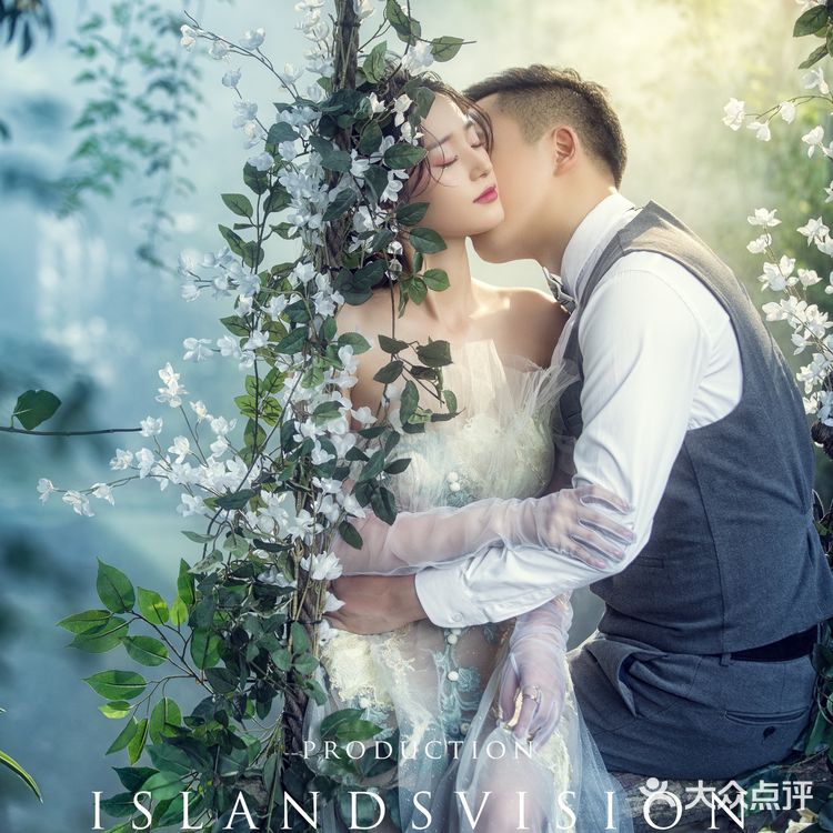 分享一组好朋友的莫奈花园婚纱照   茂密的室内花园