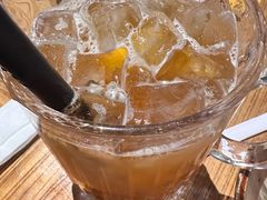 网红暴打柠檬红茶-串大叔炭火烤串·鸡西大冷面刀削面(总店)