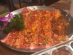 -明洞阿姨·韩式酱蟹烤肉·创意料理(三元桥店)