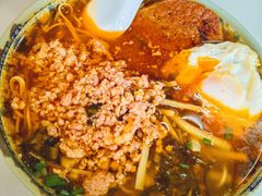 雪菜肉丝面-草庐酒家