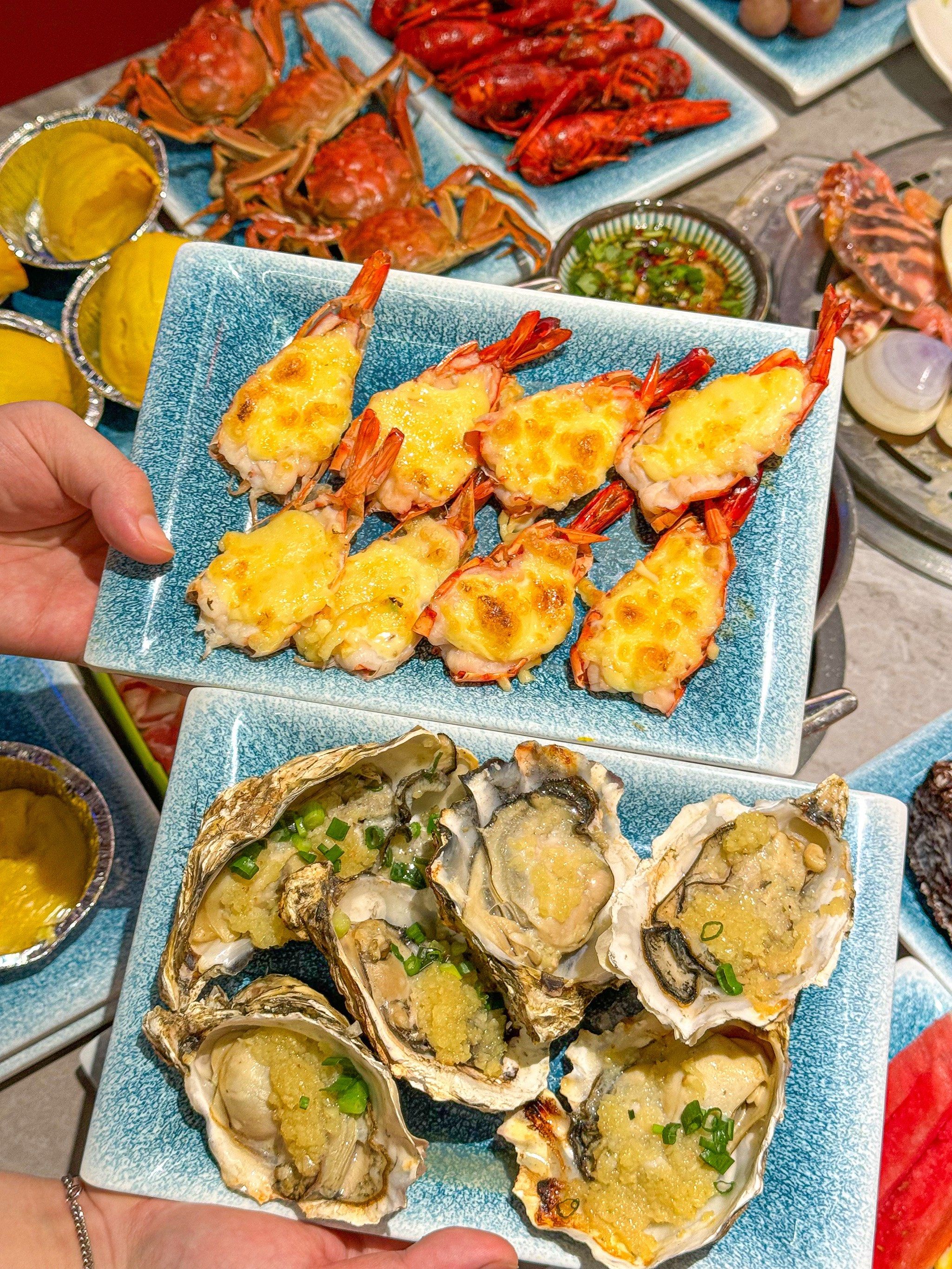 带着512g的胃来吃这家现捞蒸汽海鲜自助75