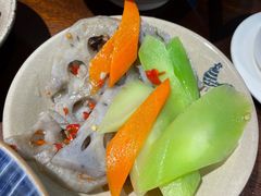 剁椒藕片-红猪卤肉饭(大西洋美食城店)