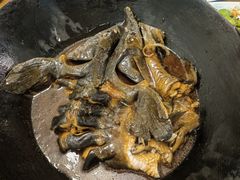 夸炖鲟鱼（每斤58元）-钰田大院·怀柔地道农家菜·烤虹鳟鱼(雁栖湖店)