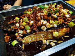 宫保鸡丁烤鱼（清江鱼/斤）-锦尚阁烤鱼•天津菜(宣武门胡同店)