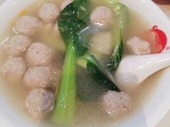 生汆丸子汤-子午路张记肉夹馍(小寨西路店)