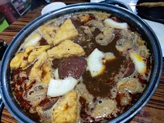 -老红桥炸灌肠牛肚锅烧烤(定福庄店)