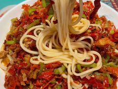 巴依特色辣皮子拌面-巴依老爷·新疆美食(上城区天城路店)