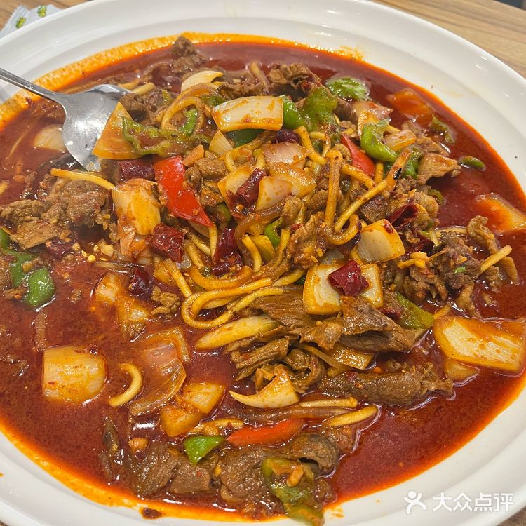 宁夏特色炒肉片拌面，巨赞👍