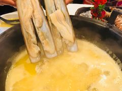-鲜入围煮花胶鸡海鲜火锅