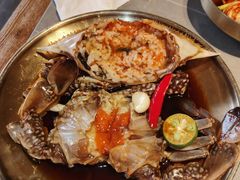 -草家酱蟹炭火烤肉店(珲春南路一店)