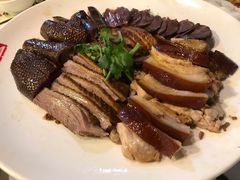 鹅肉鹅脖双拼盘饭-壹只卤鹅·潮汕菜(莲塘店)