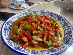 土干辣椒炒肉-瑶河山里菜