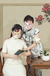 -时光纪亲子全家福照相馆(静安店母女写真父母纪念照)