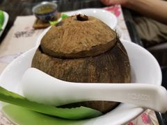 原只椰子炖竹丝鸡-虾饺妹·粤式手工点心(水荫路店)