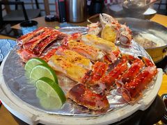 芝士烤帝王蟹腿-綱元·海鲜豆捞(明州里店)