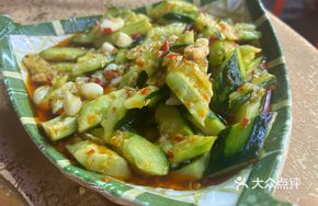 Cucumber Salad with Light Dressing