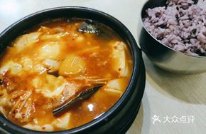 Cheese Beef Soft Tofu Stew