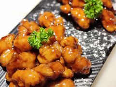 雪花糖醋里脊-绿茶餐厅(西单老佛爷店)