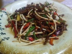 折耳根炒牛肉-张鲫鱼家常菜
