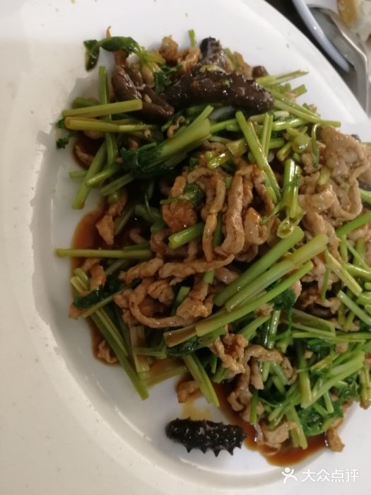 肉丝炒野生海参