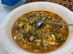 老寒菜鸡蛋鱼面-笑红饭庄