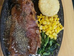 黑胡椒牛排-88套餐之四-萨莉亚意式餐厅(玉泉路物美店)