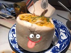 一颗椰皇海鲜烩-POKIPOKI泰食谷仓东南亚菜(侨香店)