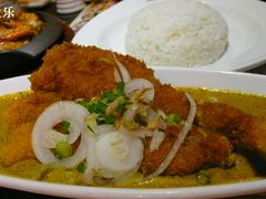 白咖喱鱼排-沙嗲王(加拿芬店)