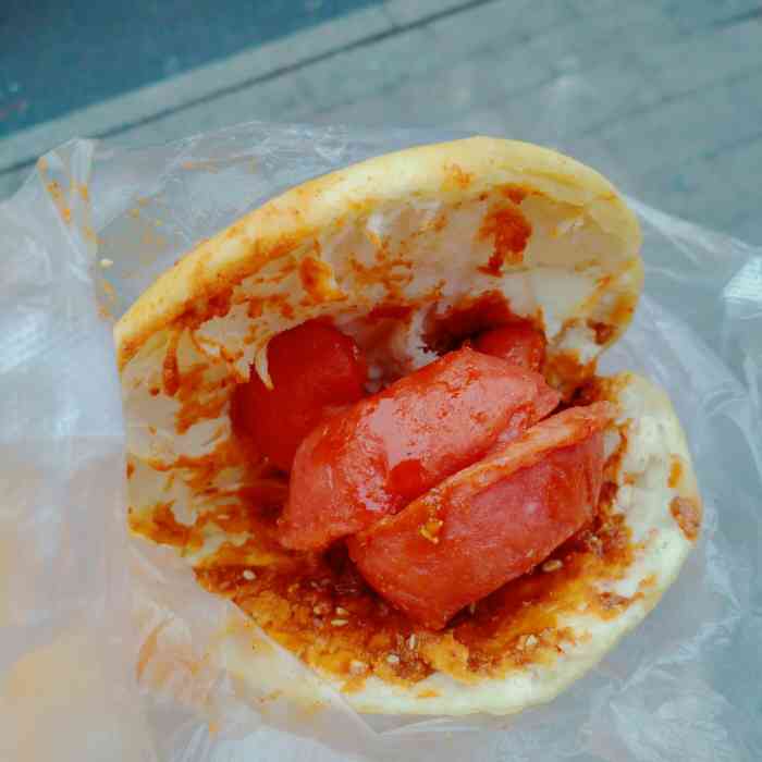 大白横山辣肠-"味道挺不错的!老板人也挺好!会继续光顾的.