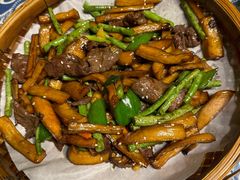 杏鲍鱼菇炒牛肉-米庄·原味私房菜(骏壹万邦店)