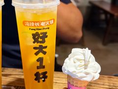 好大一杯百香果柠檬茶-冯校长老火锅(深圳总店)