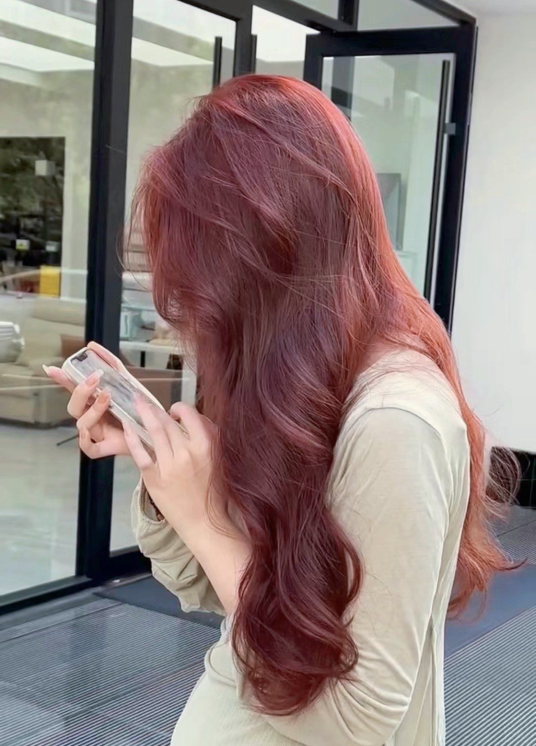 树莓红发色 #玫瑰金发色 #美妆