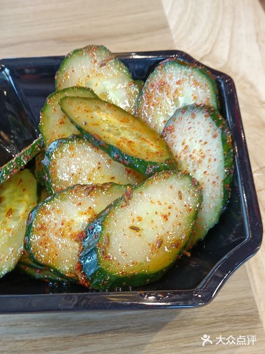 柒酒烤肉·湘派烤肉(厦大双子塔店)微甜黄瓜片图片