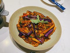 鱼香茄子煲-鹿港小镇(滨北店)
