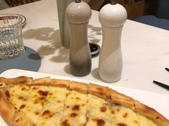 蘑菇奶酪皮塔-伊斯坦布尔土耳其清真咖啡餐厅