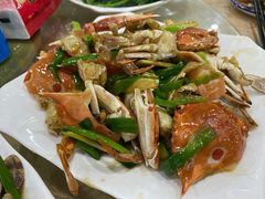 姜葱炒花蟹-双月饭店·20年老字号(新村店)