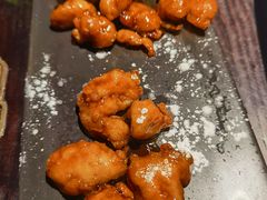 雪花糖醋里脊-绿茶餐厅(松江万达店)