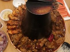 -超越炭火牛蛙火锅鸡(河东店)