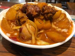 大盘鸡拌面-韩师傅老大同刀削面(北苑路店)