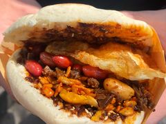 蛋菜夹馍-老马家马蓉蛋菜夹馍·腊牛肉夹馍(回民街店)