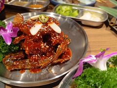 -明洞阿姨·韩式酱蟹烤肉·创意料理(三元桥店)