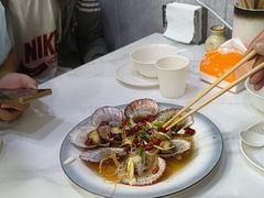 油泼扇贝-来之顺海鲜菜馆·青岛菜·始于1993(栈桥店)