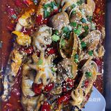 来吃过很多次的烤鱼 出了新口味