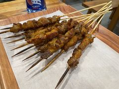 烤羊肉串-欢乐牧人蒙古炭烤羊腿(四平路店)