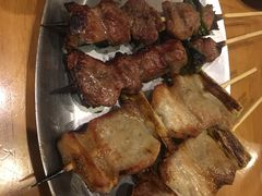 烤五花肉串葱-角吉